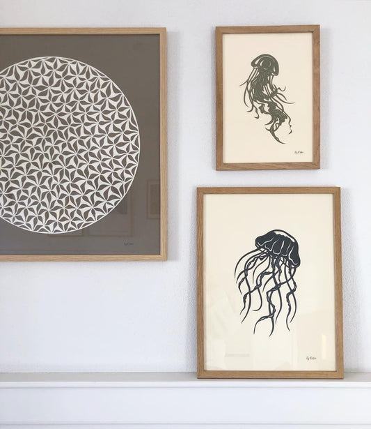 Sort gople, 30x40cm.