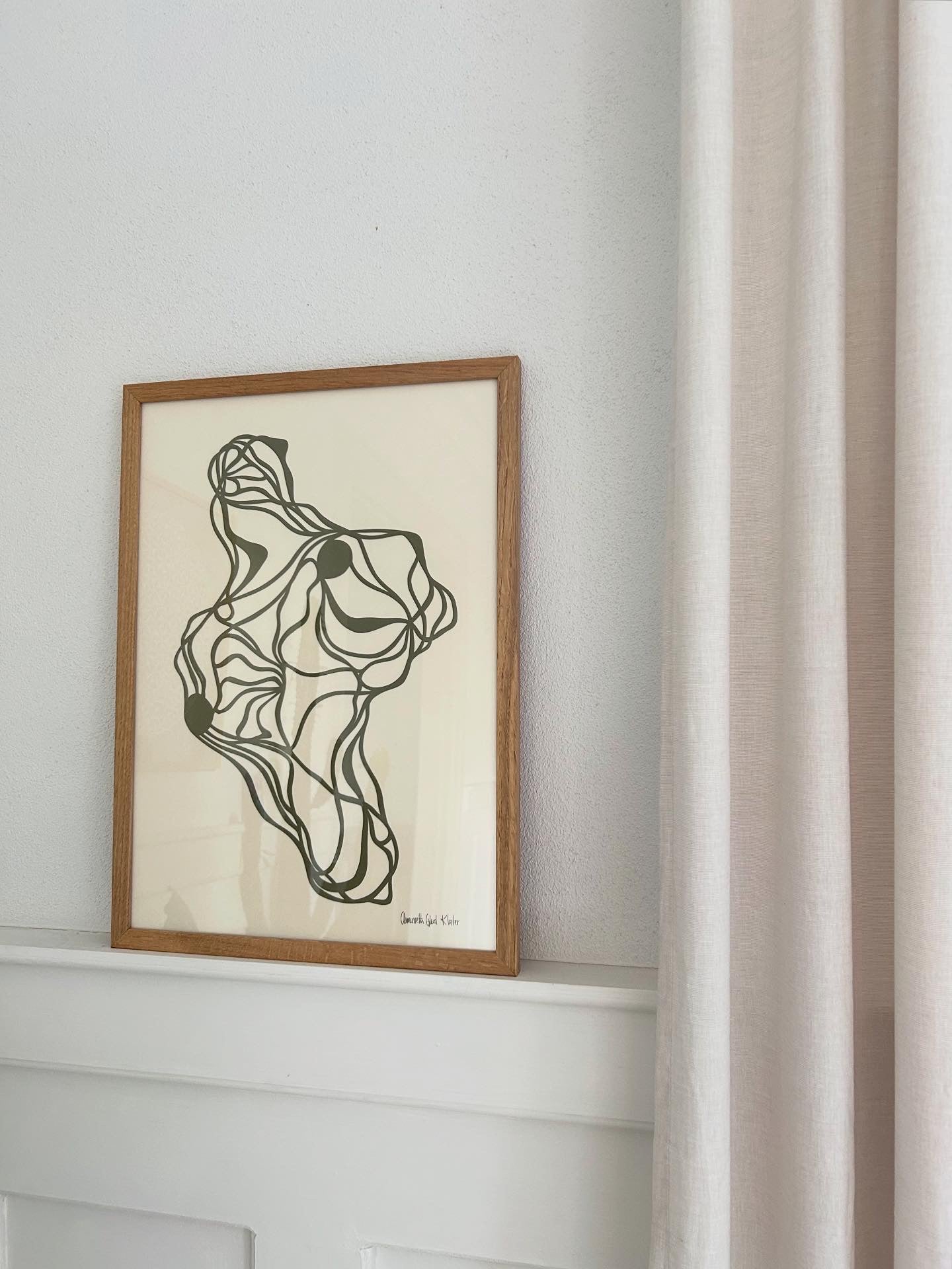 Abstrakt papercut i A3