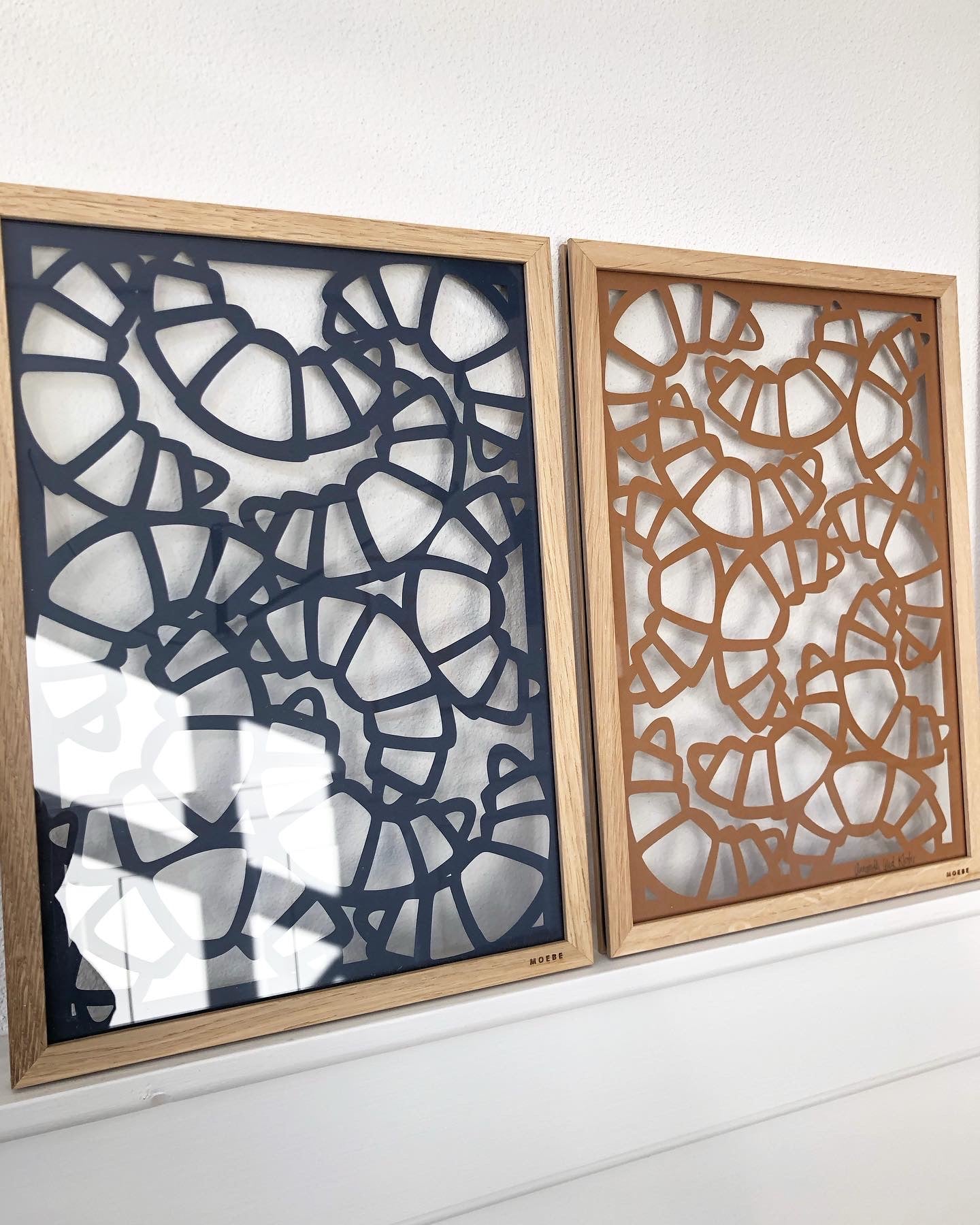 Croissanter i Moebe ramme, A4