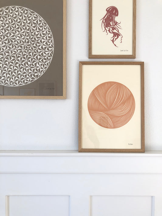 Nude/fersken på elfenben, A3