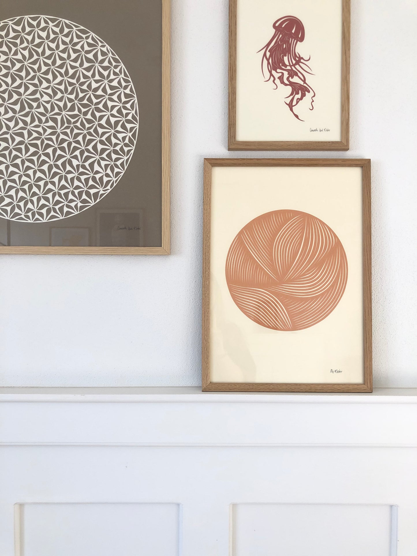 Nude/fersken på elfenben, A3