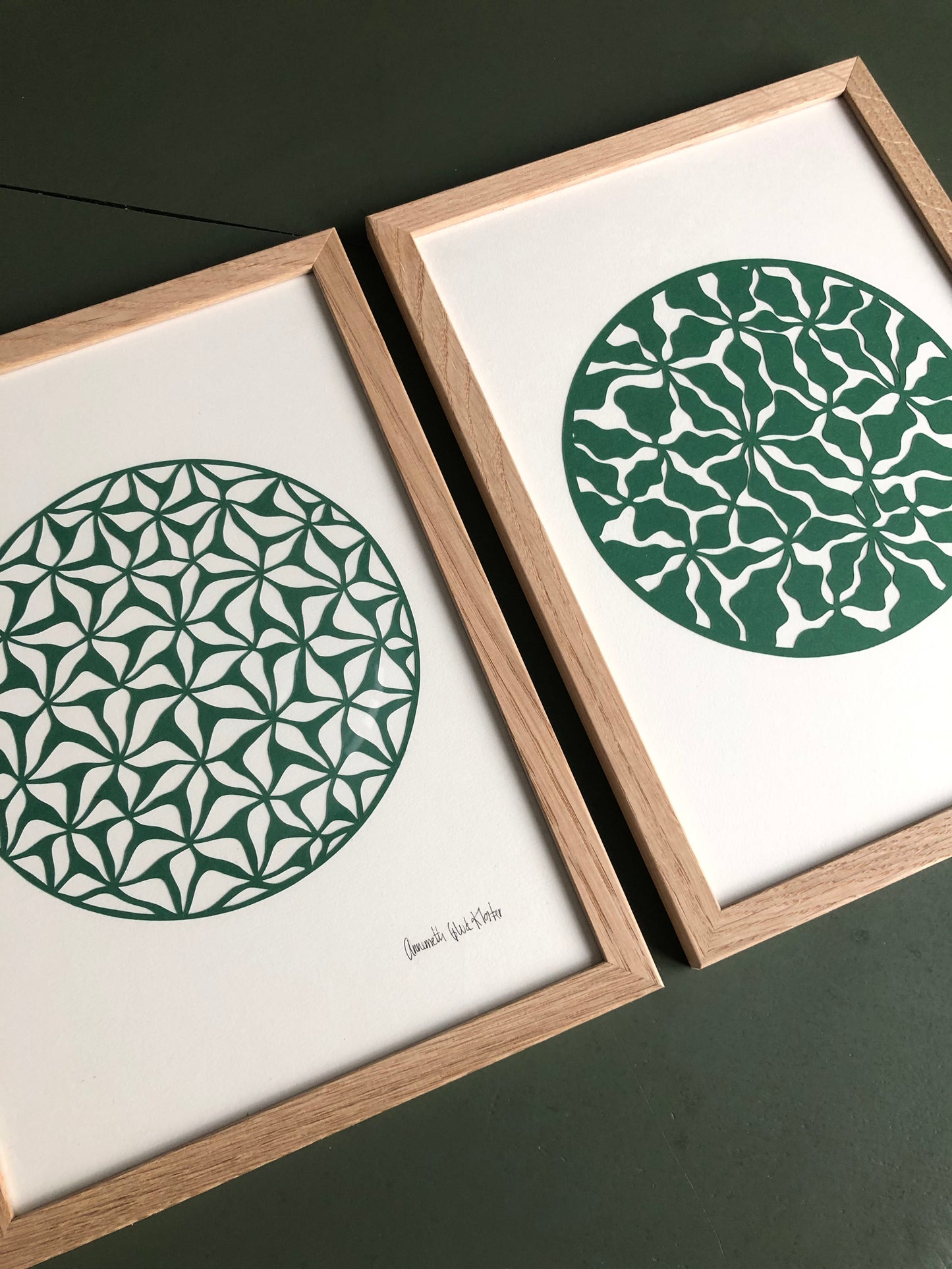 Mørkegrønt i A4 🍃