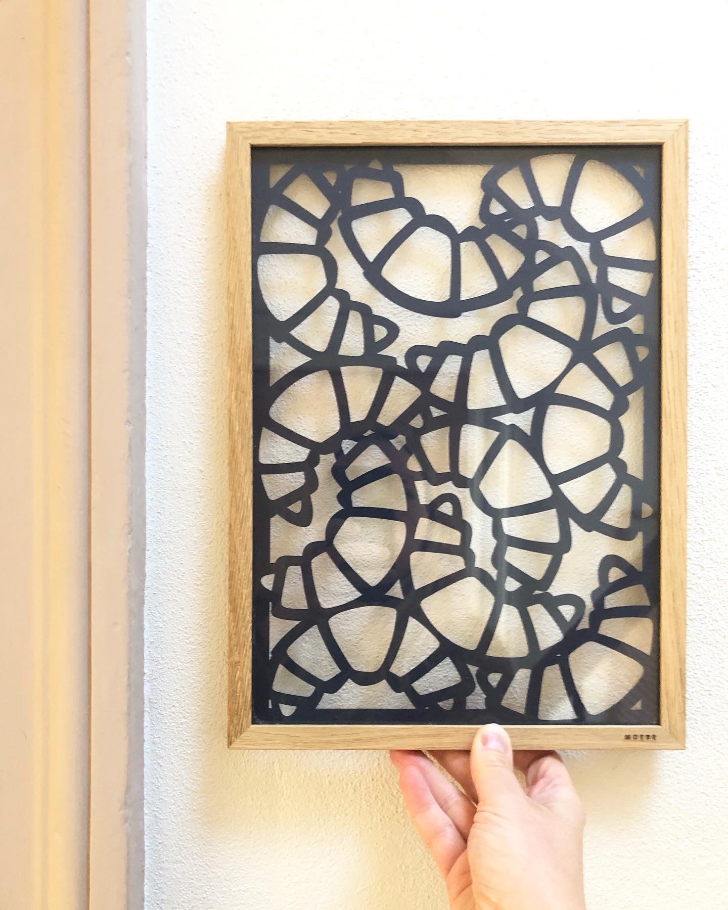 Croissanter i Moebe ramme, A4