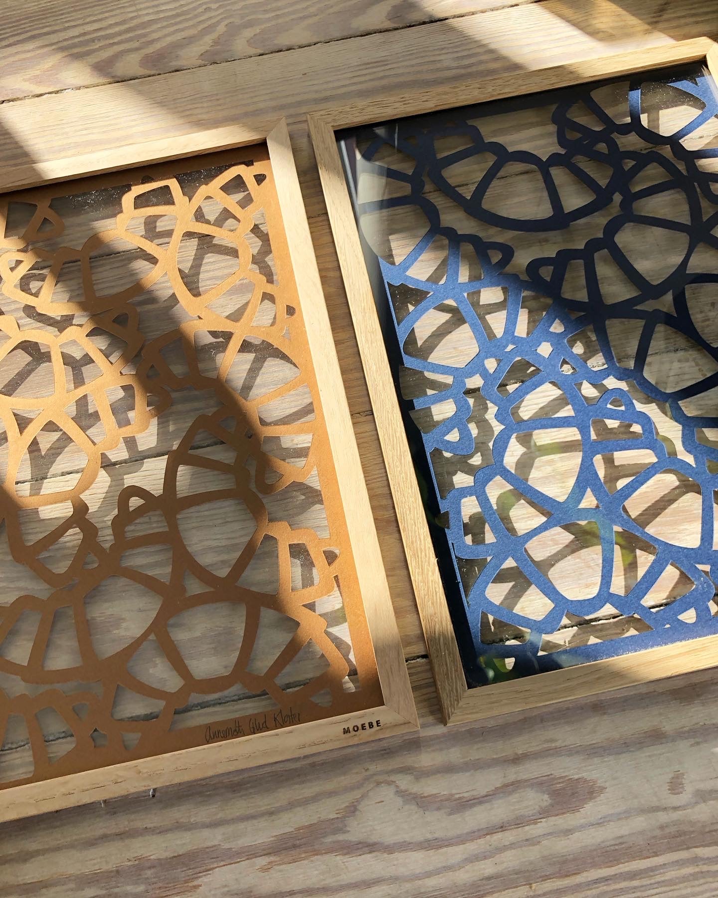 Croissanter i Moebe ramme, A4