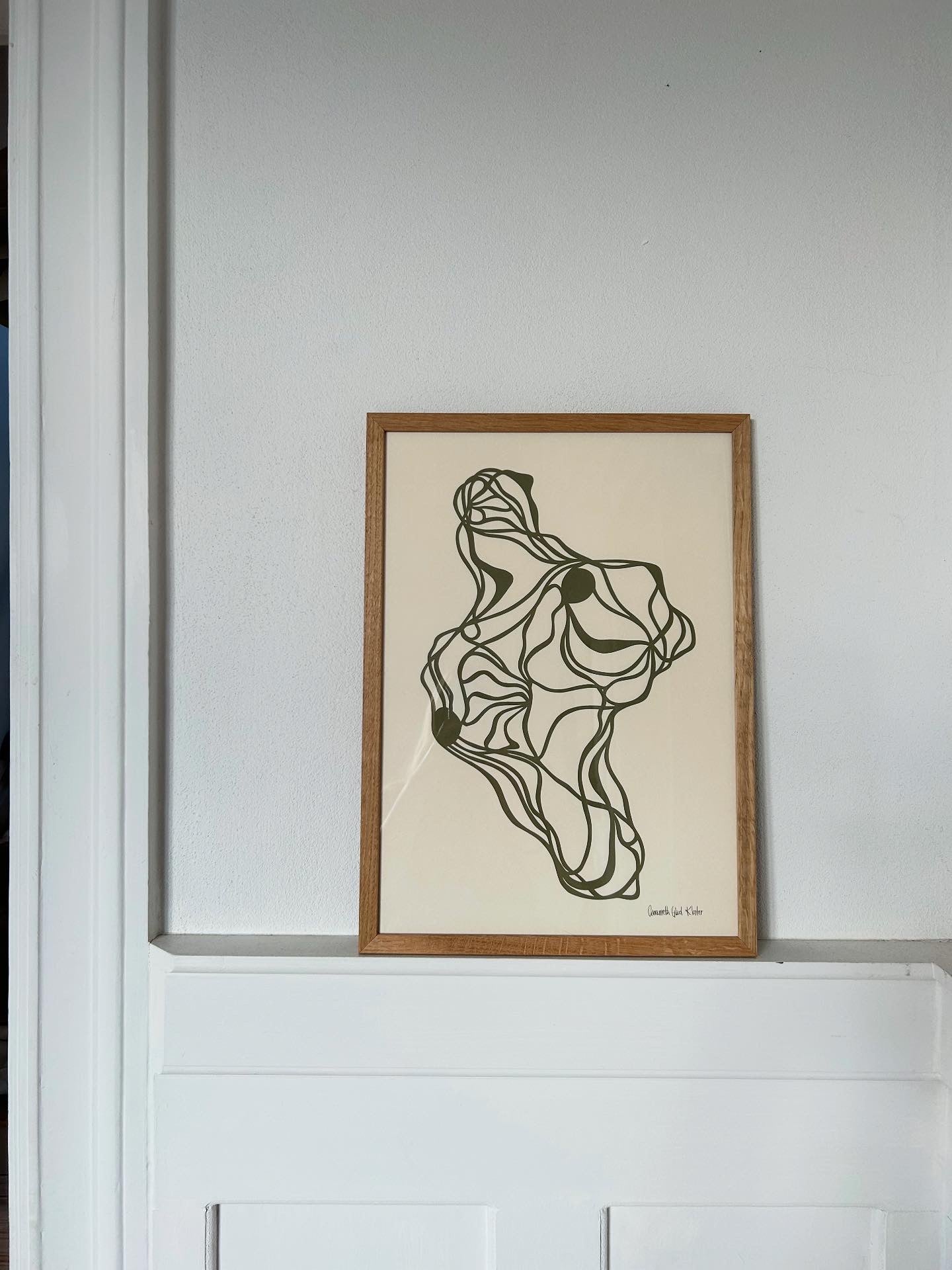 Abstrakt papercut i A3